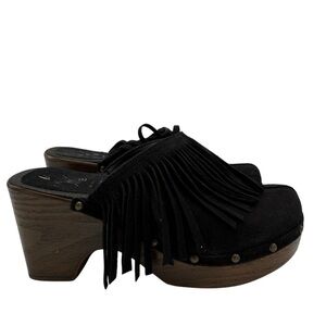 KMB (Anthropology) Platform Mules sandals 7.5